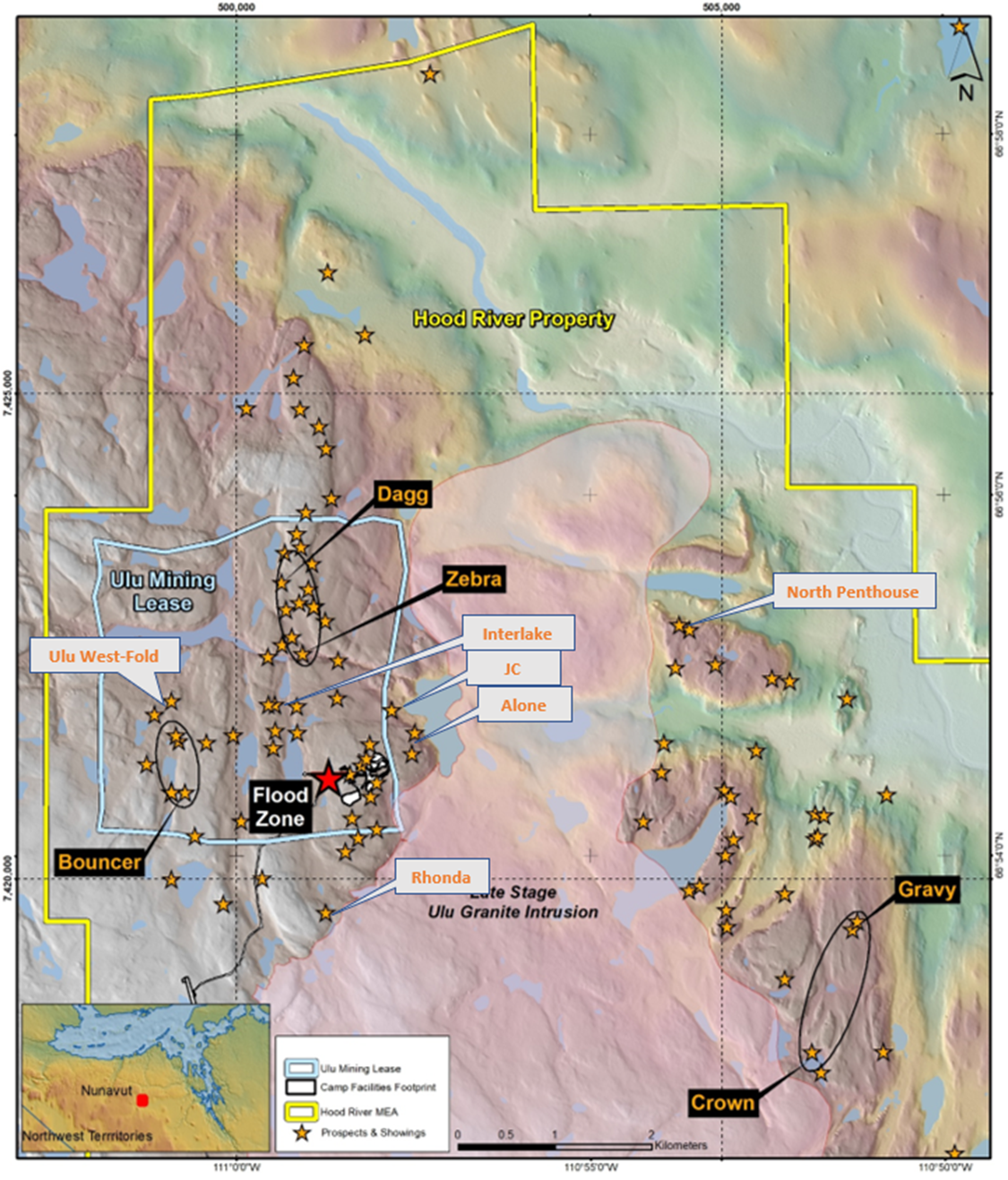 Figure 2: Target pipeline plan map.